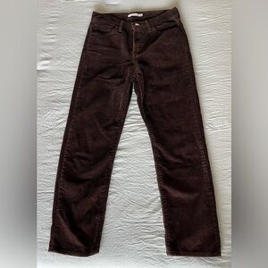 Levi’s wedgie straight corduroy jeans